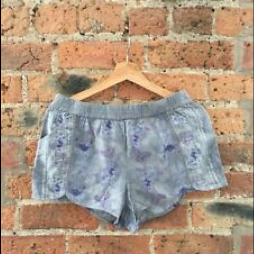 Urban Outfitters Ecote‎ Tie Dye Marble Purple Short
